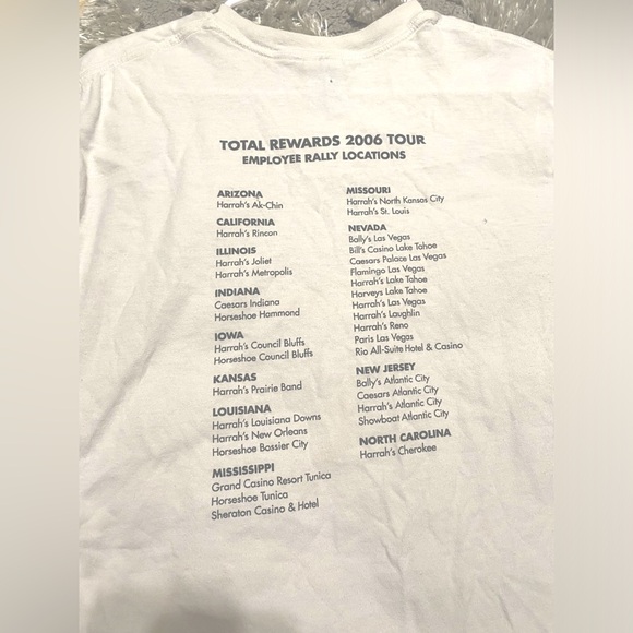Vintage Total Rewards 2006 Poker Tour Tee - Picture 3 of 4